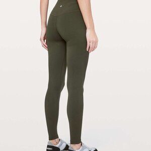 lululemon athletica Olive Green Leggings 28length